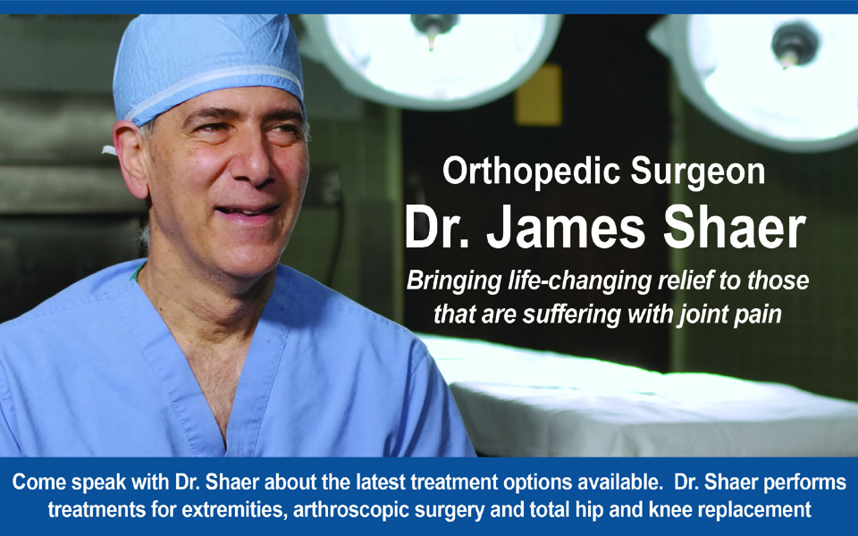 Orthopedic Surgeon Dr. James Shaer Bringing life-changing relief to those that are suffering with joint pain