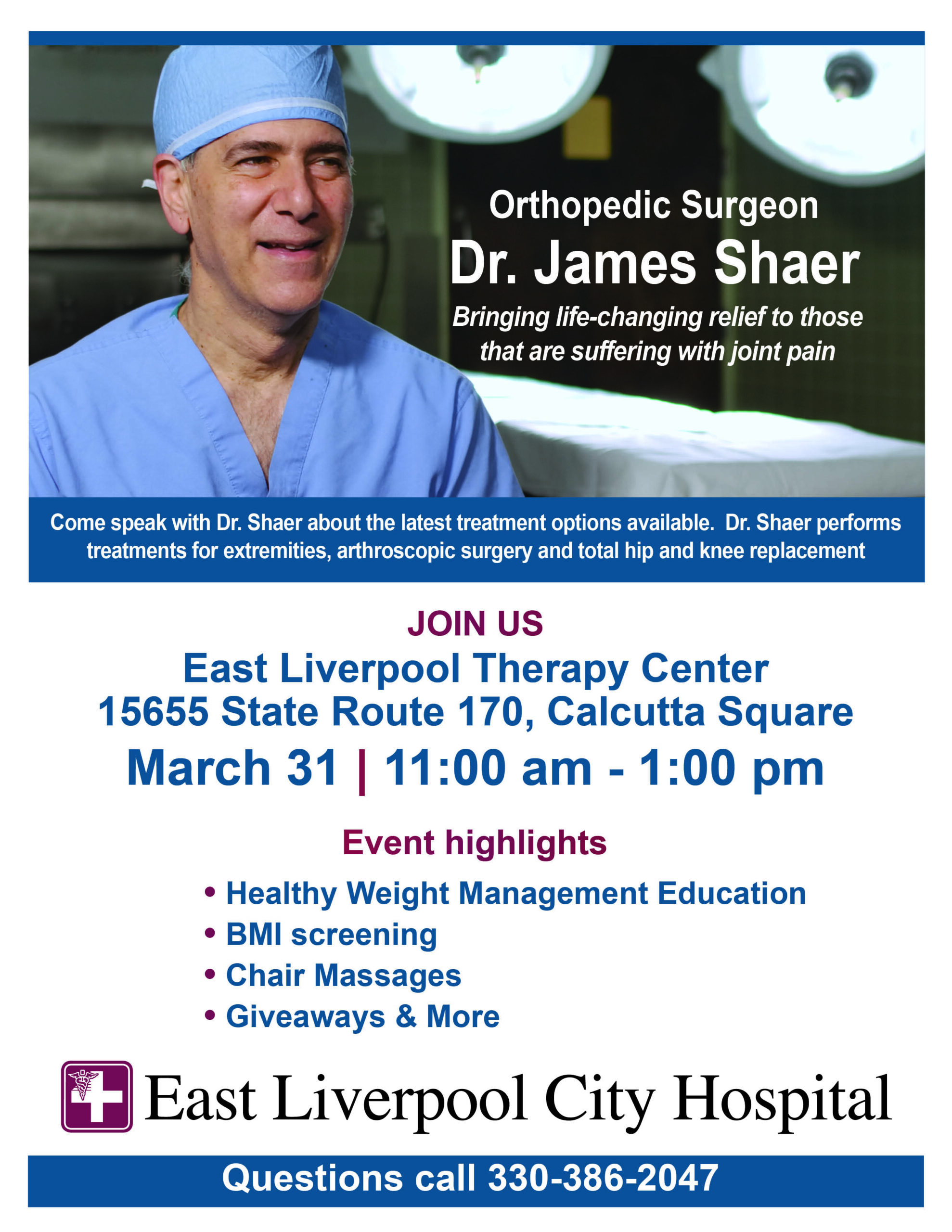 Dr. Shaer Event