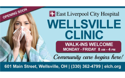 East Liverpool City Hospital is excited to announce we will soon be opening a new Walk-In Clinic in Wellsville