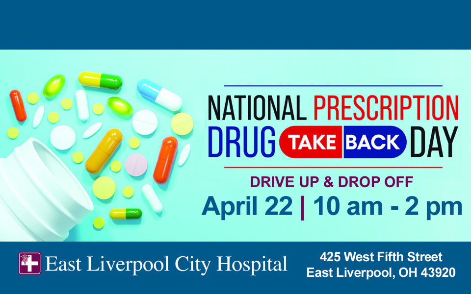 National Prescription Drug Take Back Day on April 22nd