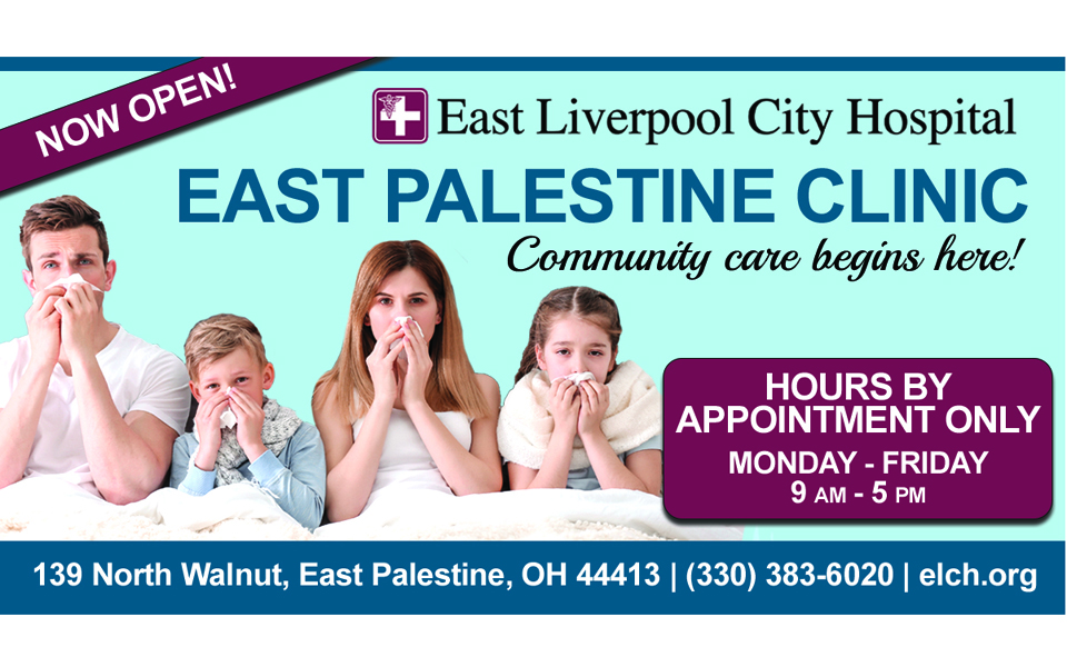 East Liverpool City Hospital’s East Palestine Clinic is Now Open!
