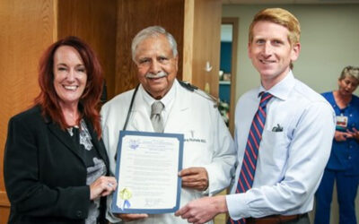 Mayor Bricker presented Dr. Rohela with a Proclamation of “Dr. Hira B. Rohela Retirement Day”!