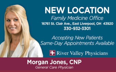 Morgan Jones, CNP is accepting new patients at River Valley Physicians!