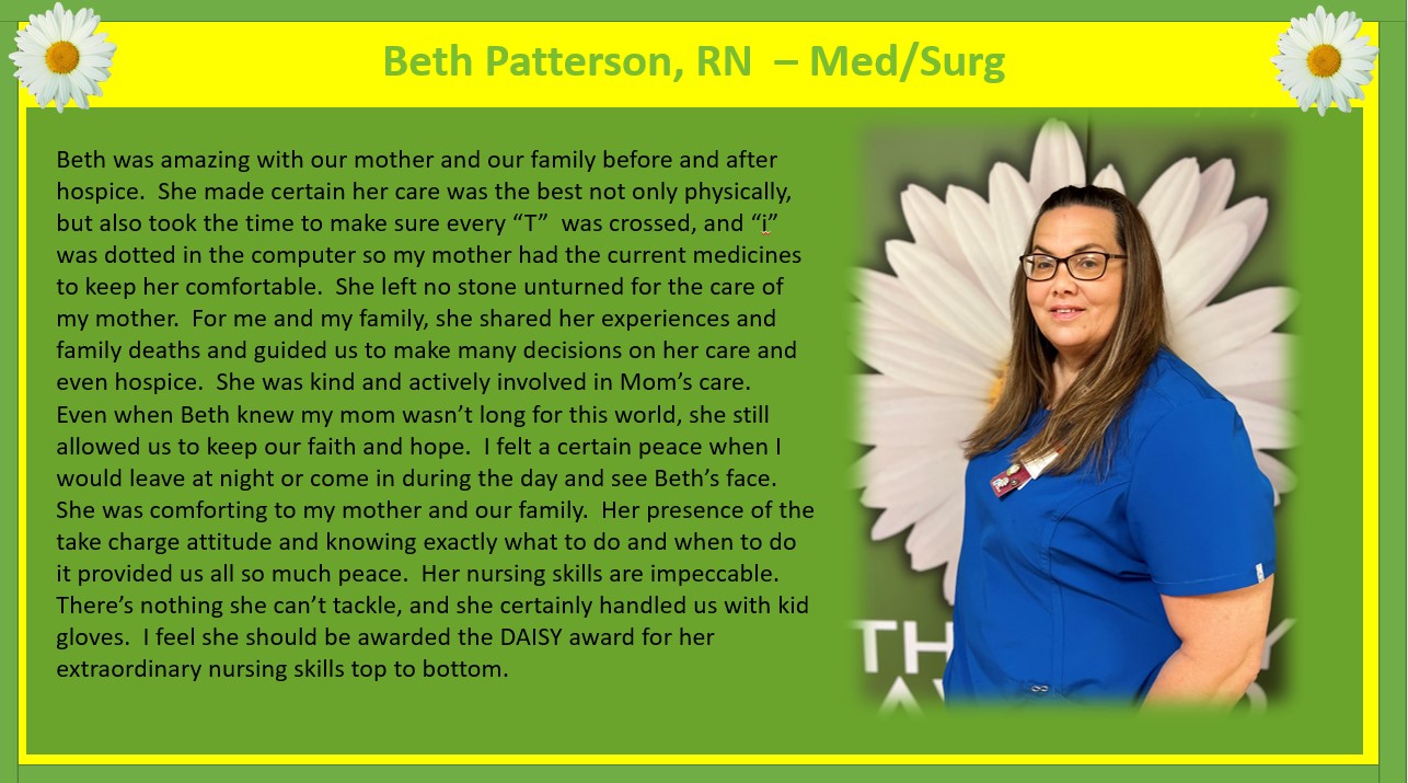 Beth Patterson Q1 2024 DAISY
