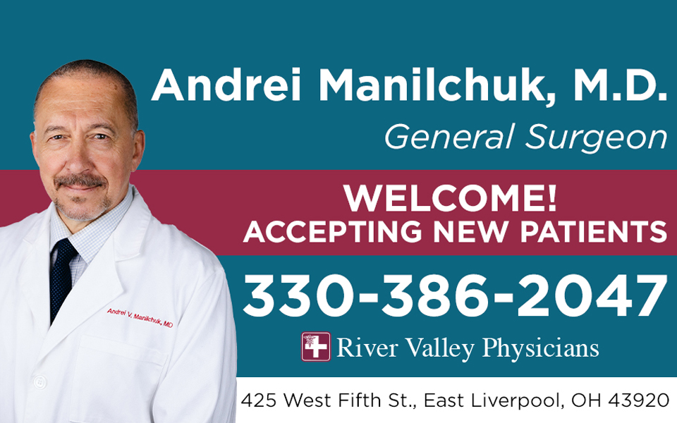 Dr. Manilchuk is Accepting new patients at East Liverpool City Hospital